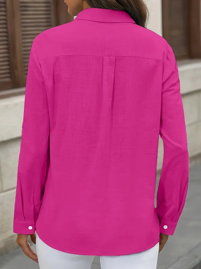 Athena - Baumwollhemd Mit Fronttaschen