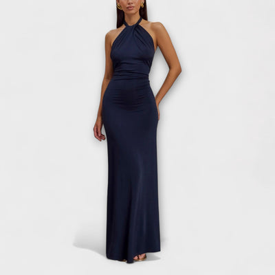 Lagune - Slinky Halter Maxi Dress