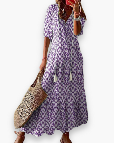 Damen Elegantes A-Linien Abendkleid | Maxi