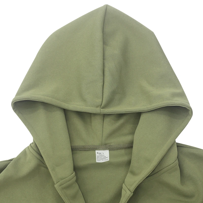 Edelman - Mantel Jacke Herren – Langer Hoodie-Mantel mit Doppelreiher-Knöpfen