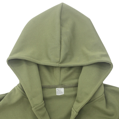 Edelman - Mantel Jacke Herren – Langer Hoodie-Mantel mit Doppelreiher-Knöpfen