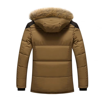 Daunsol - Pufferjacke Herren Winddicht Winterjacke Mit Kapuze Gefüttert