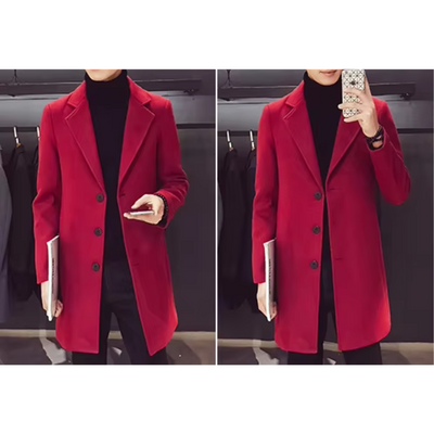 Sturmon - Mantel Jacke Herren – Eleganter Slim-Fit Blazer für Herbst und Winter