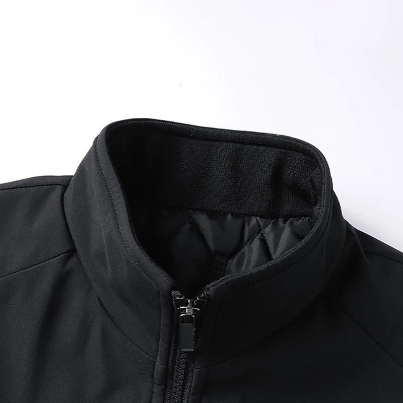 Norvion - Gewattierte Jacke Herren mit Reißverschluss und leichtem Futter für Herbst