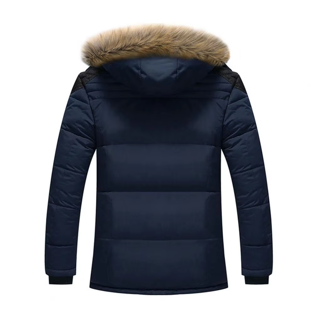 Daunsol - Pufferjacke Herren Winddicht Winterjacke Mit Kapuze Gefüttert