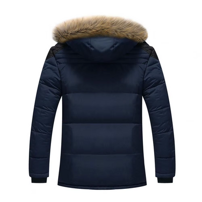 Daunsol - Pufferjacke Herren Winddicht Winterjacke Mit Kapuze Gefüttert