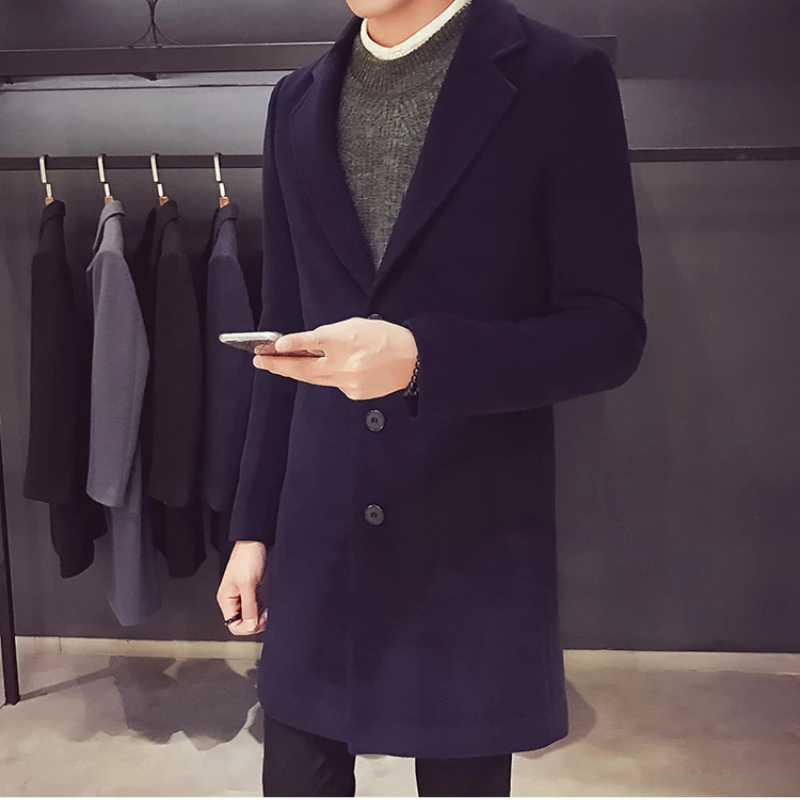 Sturmon - Mantel Jacke Herren – Eleganter Slim-Fit Blazer für Herbst und Winter