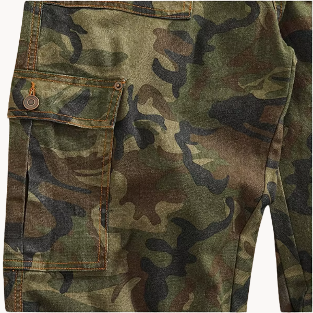 Aden | Camo-Entspannter Cargohose