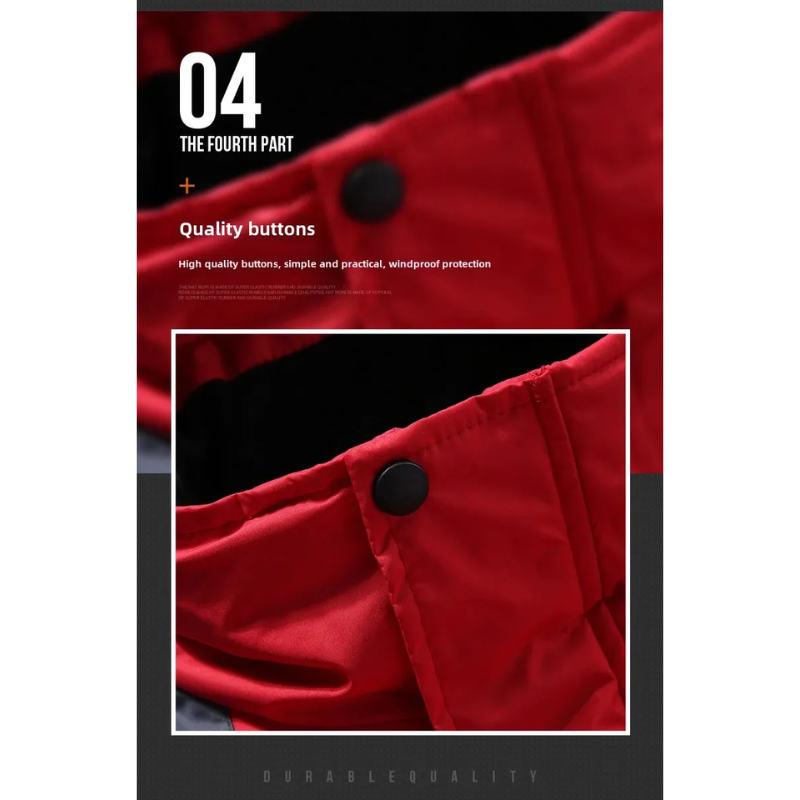 Alpwarm - Wasserdichter Wintermantel Männer – Fleece Gefüttert, Winddicht, Outdoor