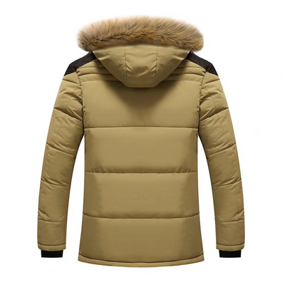 Daunsol - Pufferjacke Herren Winddicht Winterjacke Mit Kapuze Gefüttert