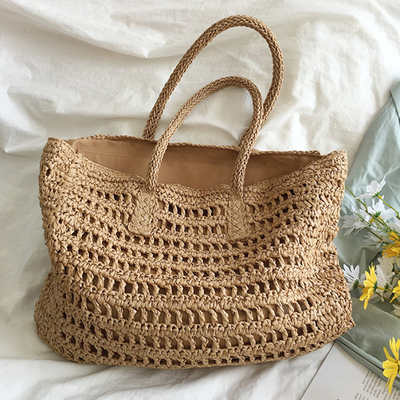 STELLA |  Stylische gewebte Strandtasche