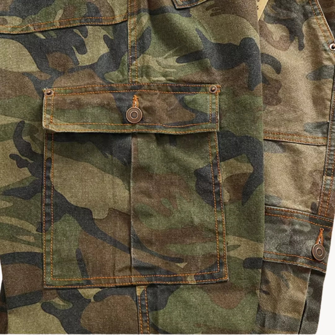 Aden | Camo-Entspannter Cargohose