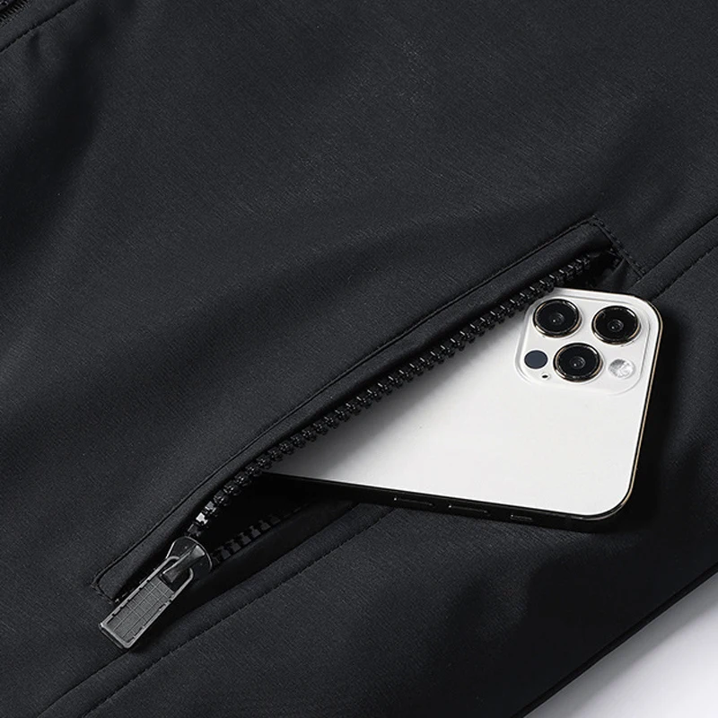 Norvion - Gewattierte Jacke Herren mit Reißverschluss und leichtem Futter für Herbst