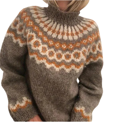 Skandinavischer Damenpullover – Stilvolles Design für Herbst, Winter und kalte Tage