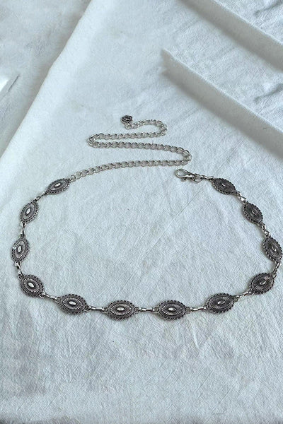 Raegan | Retro Geometrische Taille Kette