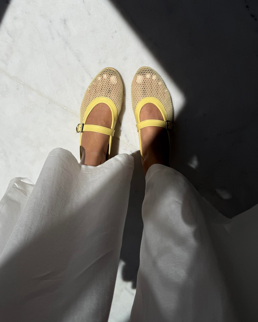 Gertrude | Aeden Paris Mesh Ballettschuhe