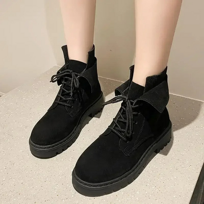 Sferida - Damen Winterstiefel mit Schnürung und robuster Profilsohle