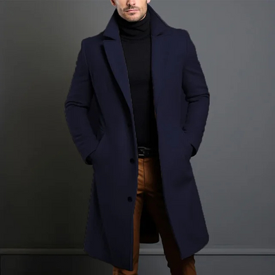Starkon - Elegante Mantel Jacke Herren – Moderner Wintermantel mit Reverskragen