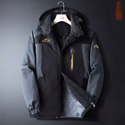 Brisker - Wasserdichter Wintermantel Männer – Fleece Gefüttert, Winddicht, Outdoor