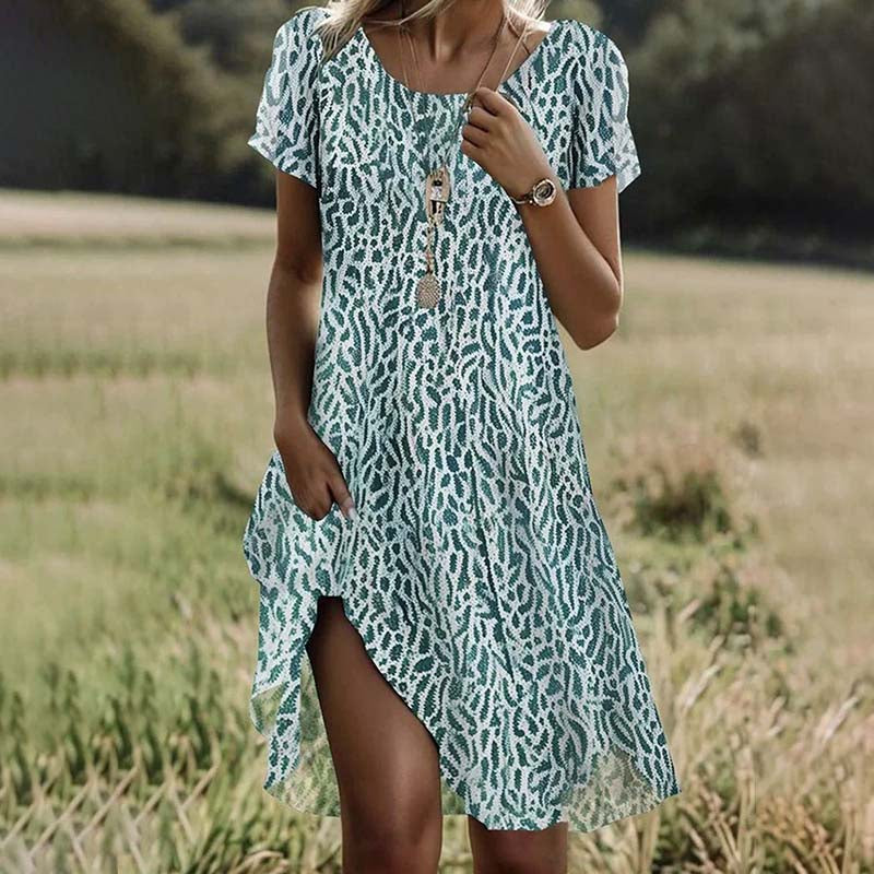 Bonnie – Feminines Vintage-Kleid mit Print