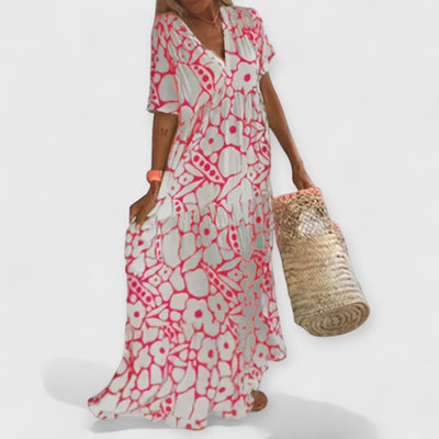 Christine | Sommerkleid Premium Blumenmuster