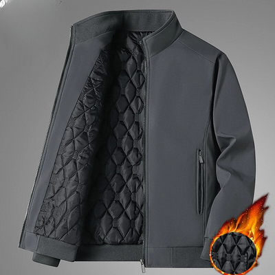 Norvion - Gewattierte Jacke Herren mit Reißverschluss und leichtem Futter für Herbst