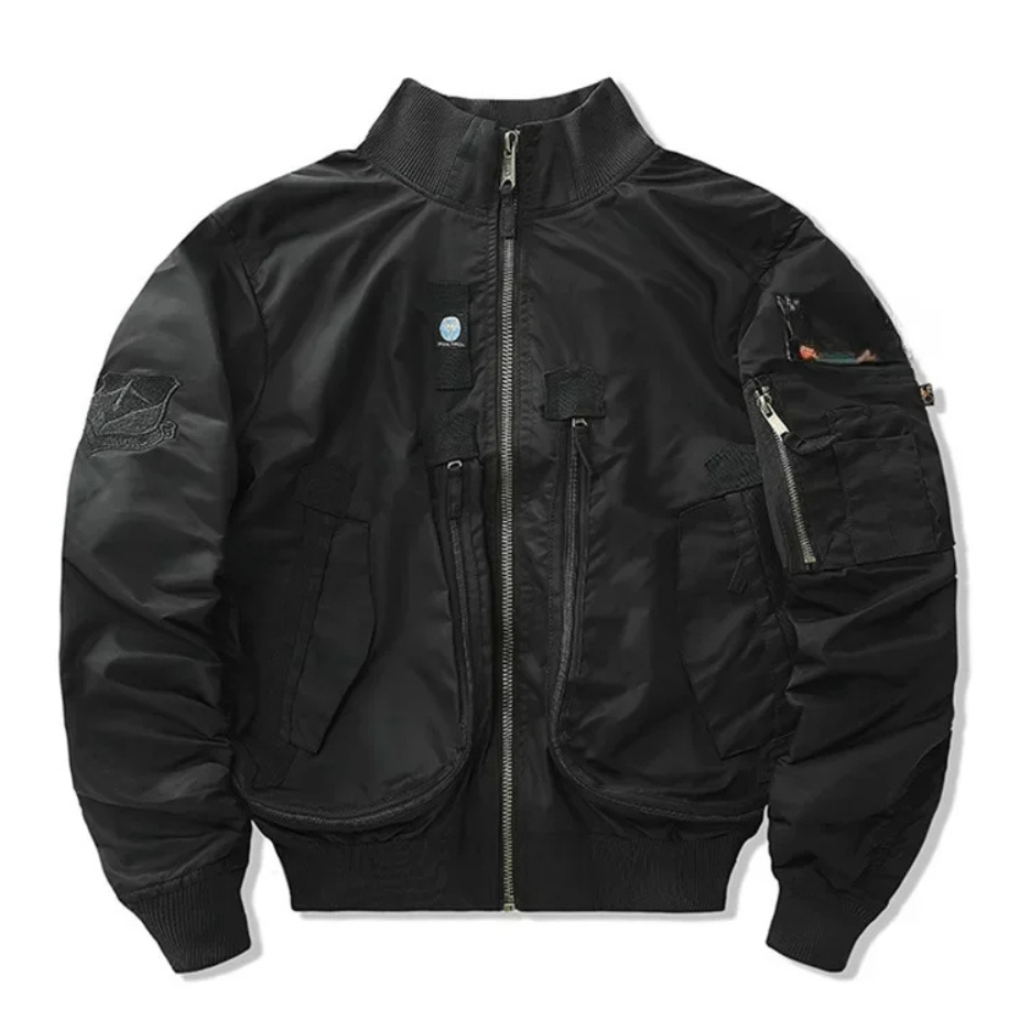 Schaltor - Wintermantel Männer, Winddichte Jacke mit abnehmbarem Kunstfellbesatz