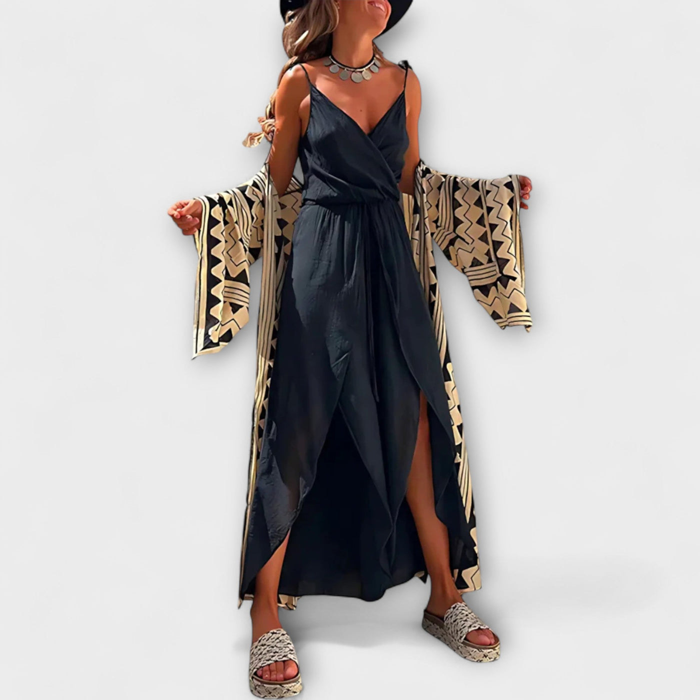 Anna - Donatila Seitenschlitz Jumpsuit