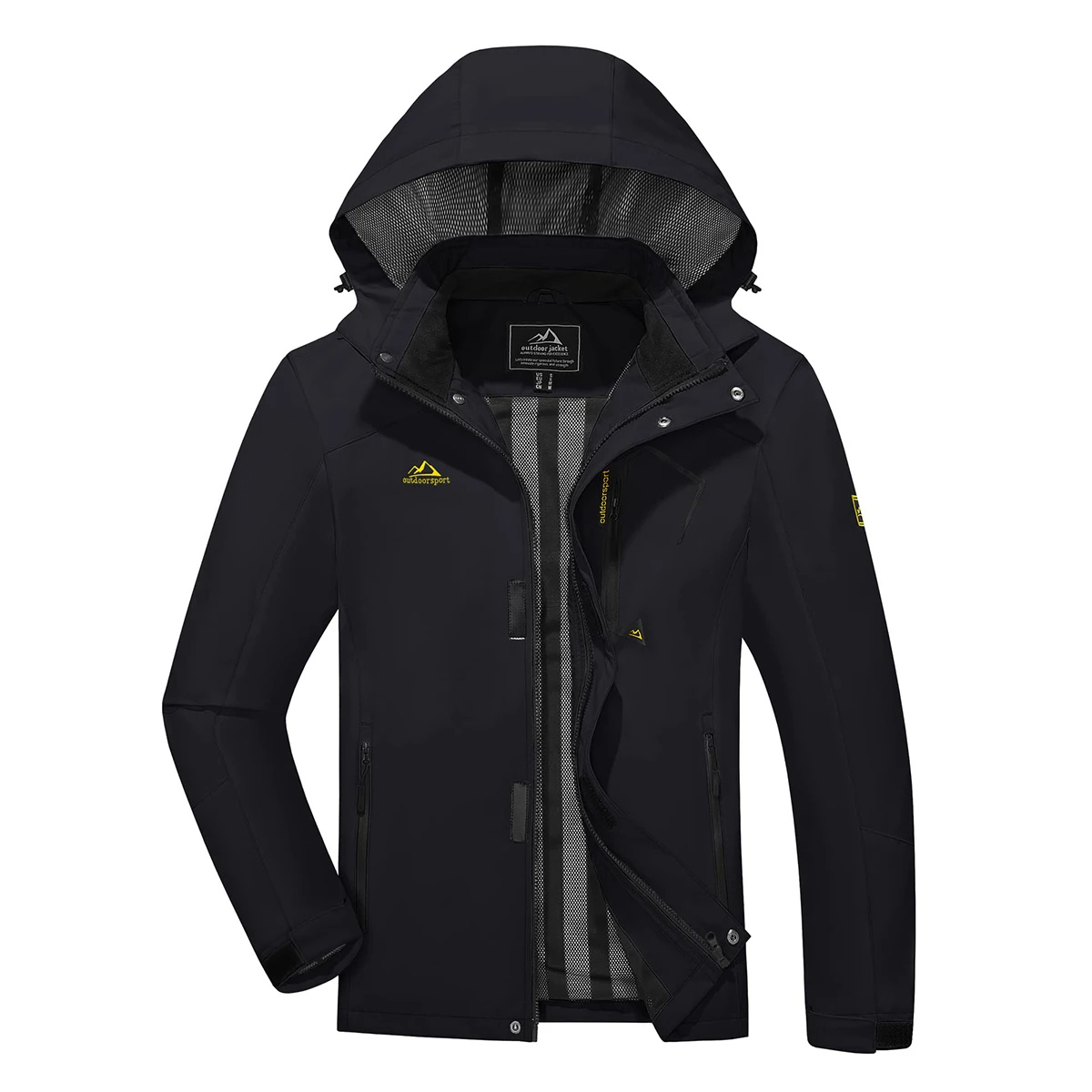 Arkturo - Wasserdichter Wintermantel Männer – Thermo Fleece, Winddicht, Outdoor