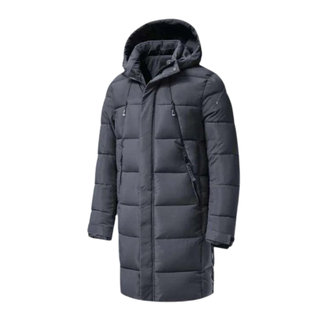 Klassischer Herren-Parka mit wind- und wasserdichtem Design für den Winter