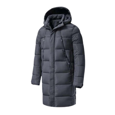 Klassischer Herren-Parka mit wind- und wasserdichtem Design für den Winter