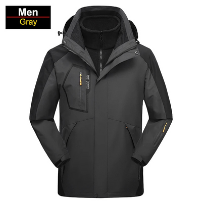 Hiverno - Wasserdichter Wintermantel Männer – Winddicht, Leicht, Outdoorjacke