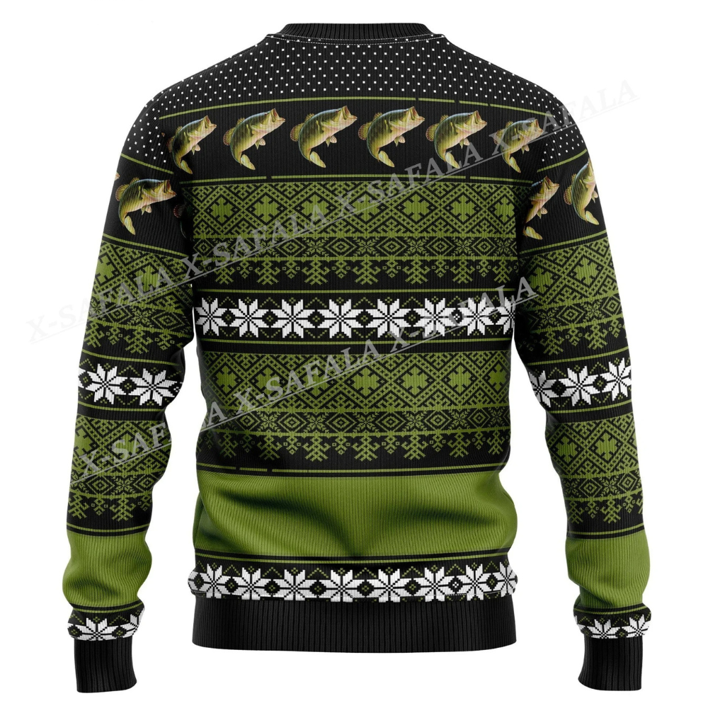 Reinpul - Festlicher Weihnachtspullover – Perfekt für Angler & Feiertage