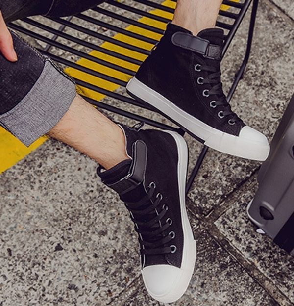 Stilvolle Canvas-High-Top-Sneaker für Herren - Diego