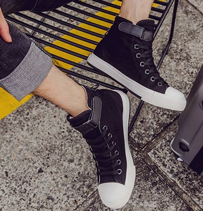 Stilvolle Canvas-High-Top-Sneaker für Herren - Diego