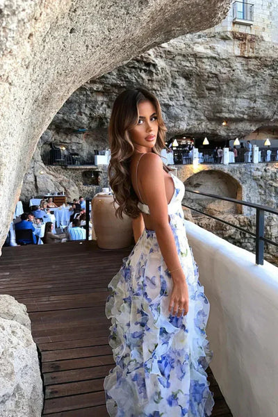 Isra Rüschensommerkleid Mit Wunderschönem Floral Muster - Bequem Und Vielseitig