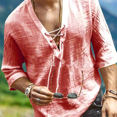 Elegantes Sommer-Leinenhemd für Herren – Braulio