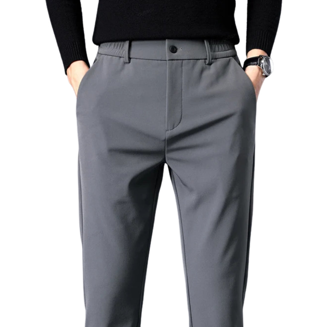 Winter Stretch Freizeithose für Männer – Stilvoll und warm für kalte Tage