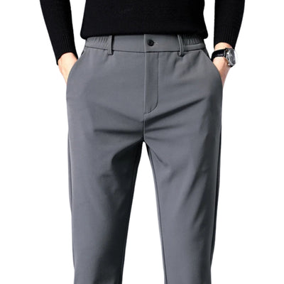 Winter Stretch Freizeithose für Männer – Stilvoll und warm für kalte Tage