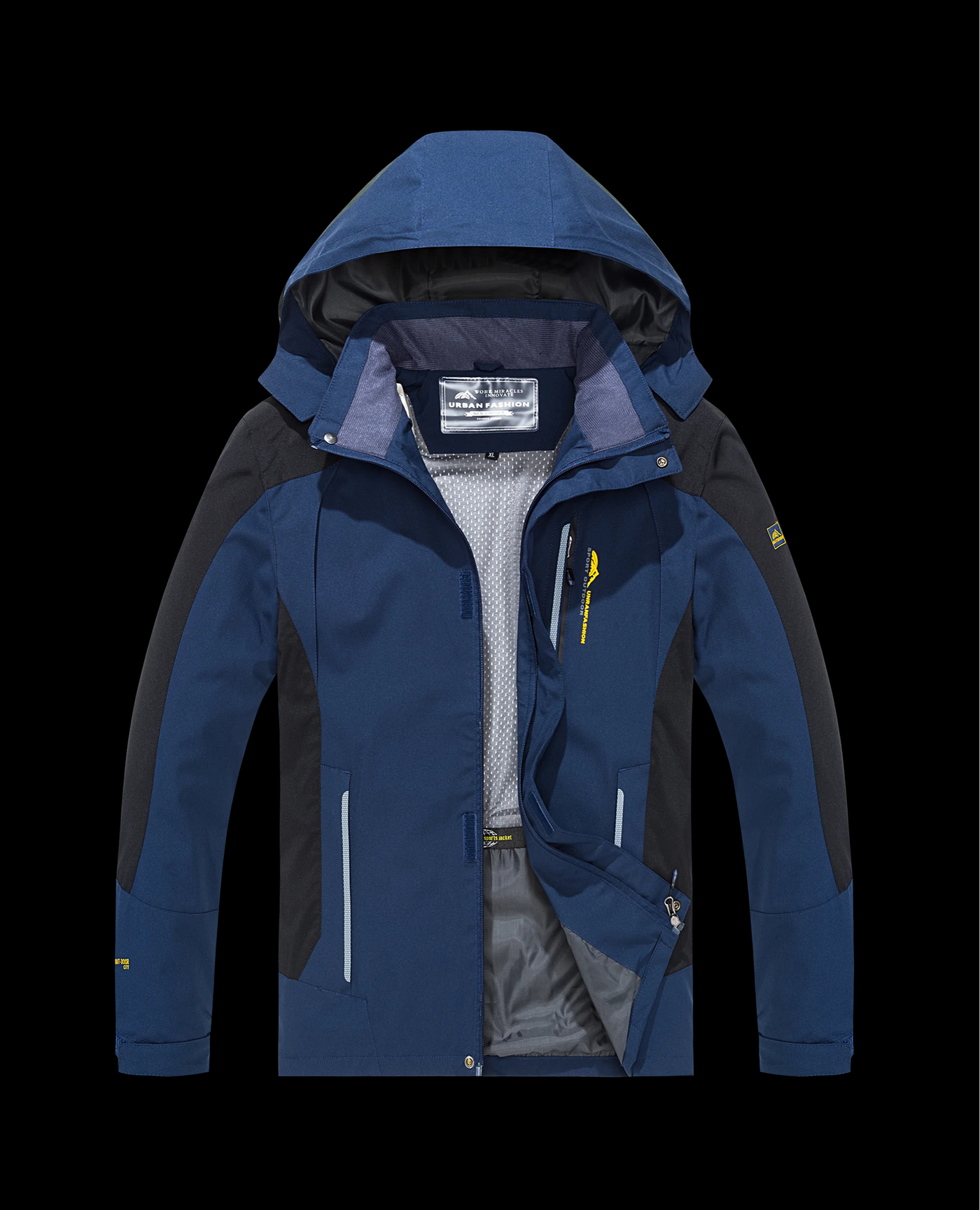 Warmore - Wasserdichter Wintermantel Männer – Wetterfest, Mit Kapuze, Leicht