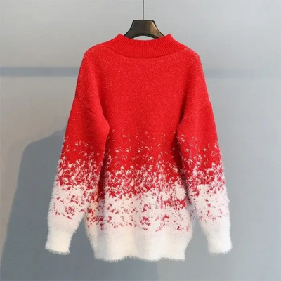 Gemütli - Weihnachtspullover – Langarm, Mit Weihnachtlichem Motiv, Winterpullover