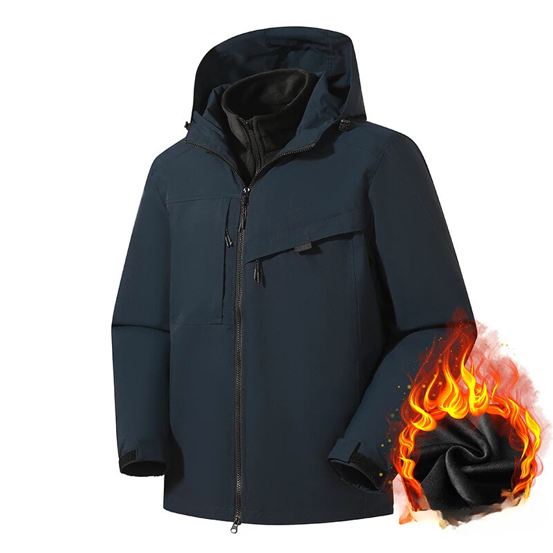 Klimate - Wasserdichter Wintermantel Männer – 3-in-1 Funktion, Winddicht, Outdoor