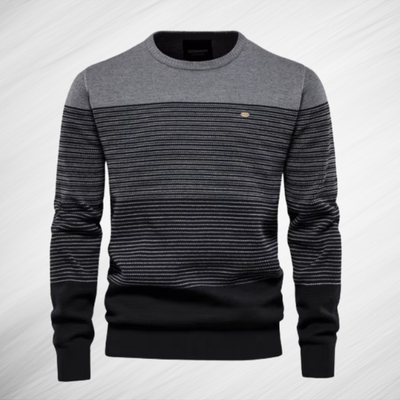 Valerio Herren Baumwollpullover - Zeitlose Eleganz, Höchster Tragekomfort, Slim-Fit Design