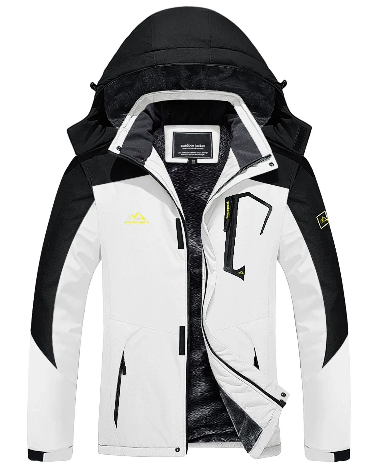 Schneus - Wasserdichter Wintermantel Männer – Wetterfest, Atmungsaktiv, Mit Kapuze