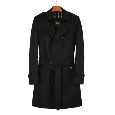 Eichenr - Wasserabweisende Mantel Jacke Herren – Klassischer Trenchcoat mit Gürtel