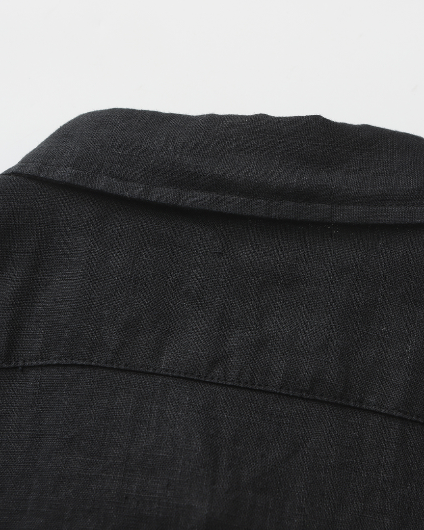 Adam | 3-teiliges Sommer-Outfit mit Kurzarmhemd, Leinenhose & Goldkette