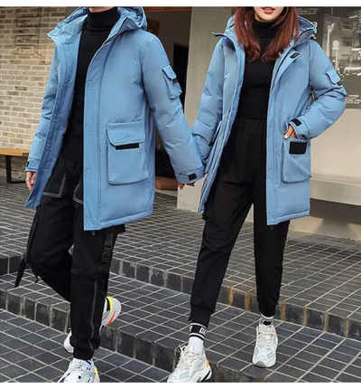 Stiefal - Parka Winterjacke Herren – Lang, Warm Gefüttert, Mit Kunstfellkapuze