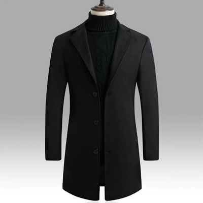 Hagbern - Stilvolle Mantel Jacke Herren – Klassischer Herbst- und Wintermantel