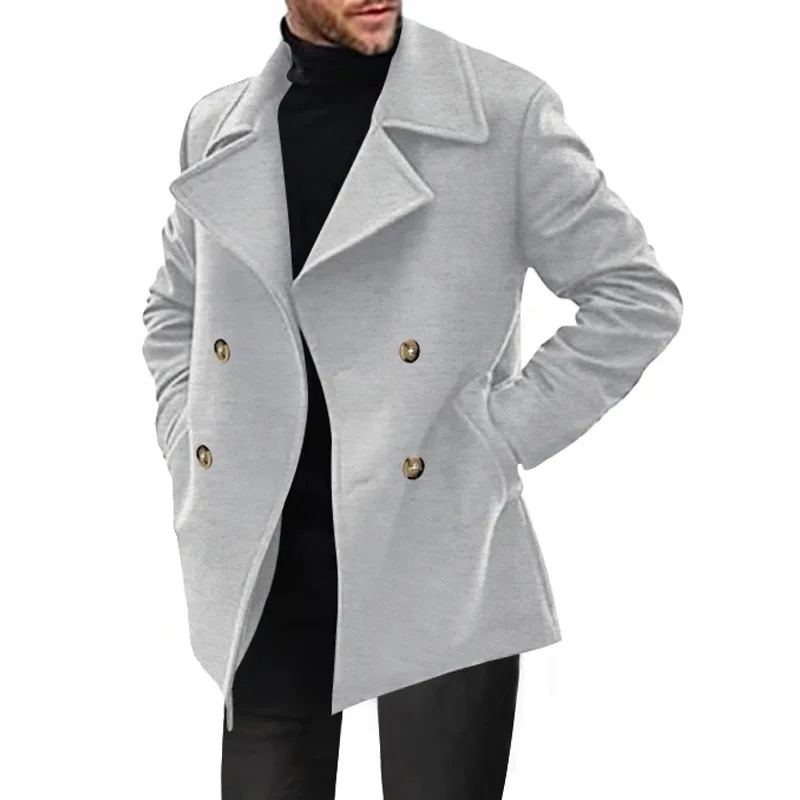 Bergorn - Moderne Mantel Jacke Herren – Kurz Trenchcoat für Herbst und Winter