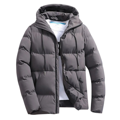 Jackend - Pufferjacke Herren Mit Fleecefutter Warm Gefüttert Winterjacke